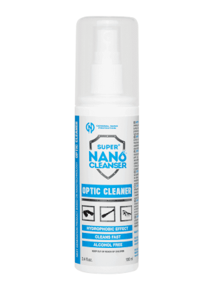 NANO Optic Cleaner очищает стеклянные поверхности, создавая гидрофобное покрытие 100 мл